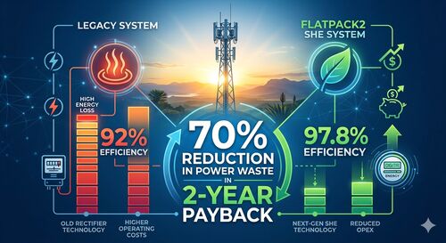 Latest company case about Reducing OPEX in High Energy Cost Regions: Rectifier Upgrade Paths for South American Operators