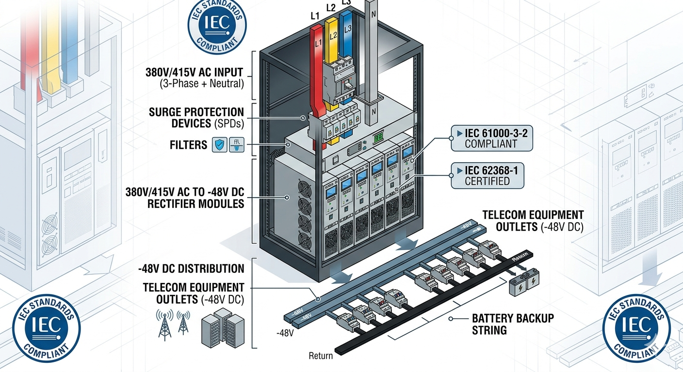 Standardizing Telecom Energy: Technical Evolution of 380V/415V to ...