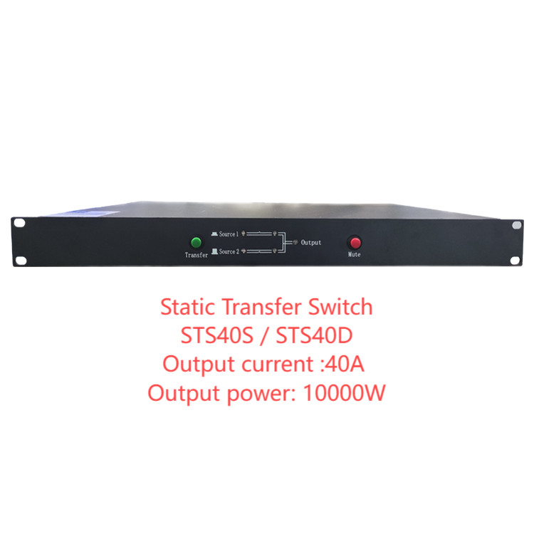 STS Single Phase Static Transfer Switch 6-30KVA AC Dual Circuit ...