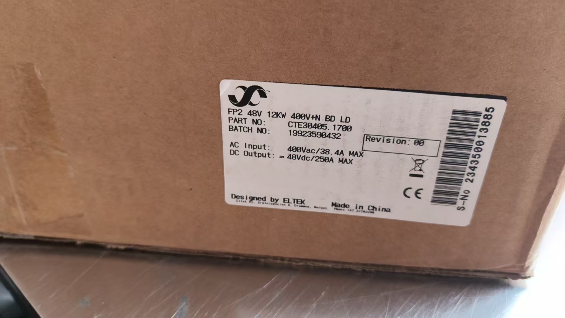 5U Rack-Mount 48V 12kW Telecom Power Core by Eltek