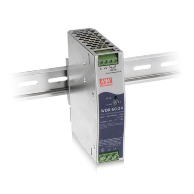 60W Mean Well WDR-60-5 Rail Power Supply High Efficiency 93%