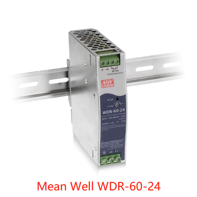 60W Mean Well WDR-60-5 Rail Power Supply High Efficiency 93%