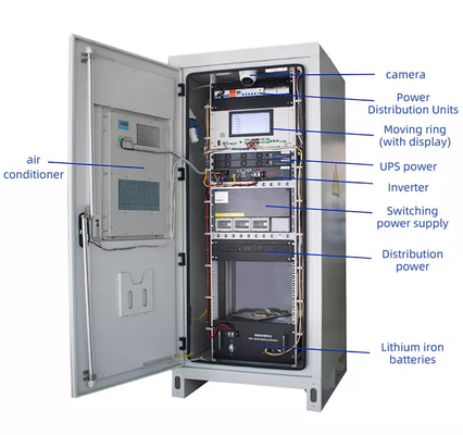 IP55 IP65 Waterproof Outdoor Telecom Cabinets OEM 18U 22U 32U
