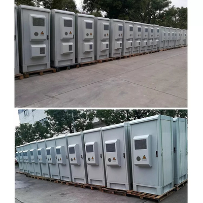 Double Door 24U Outdoor Telecom Enclosures IP55 Anti Theft