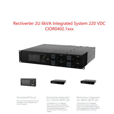 2u 6kva Rectiverter Eltek Integrated System Single Line For 220vdc  241123.102 241123.100
