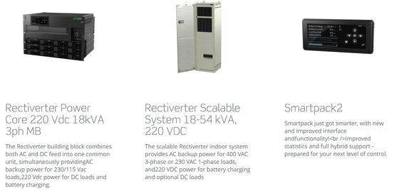 Standalone Eltek Rectiverter Integrated System 3kva 1 Phase 220 Vdc