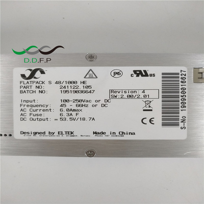 Eltek Flatpack S 48/1000 HE 48V 1000W P/N 241122.105 For CTOS0301.XXX