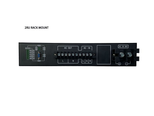 3Kva Charger  19"2U Rack Mount Built-in Charger Off-grid Inverter With Anti-short Overload Protectio