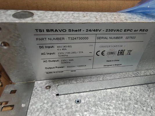 CE+T Power TSI BRAVO 24/48V 230VAC 2U Power Shelf  For 19 inch Cabinet P/N T324730000