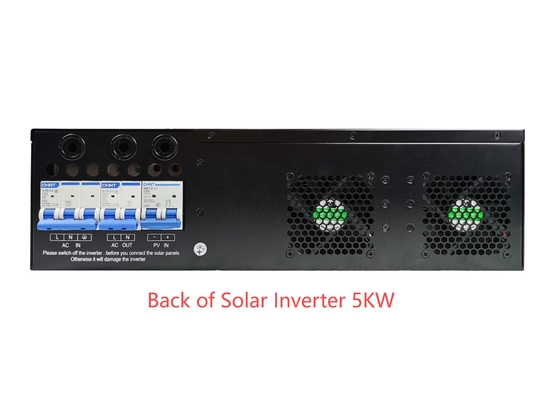 Rack Mount Pure Sine Ware Hybrid Solar Inverter 5KW PV 150/500Vdc 220/230Vac Output Wifi GPRS  For BTS