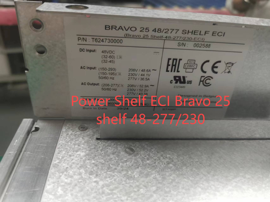 CE+T Power Shelf ECI Bravo 25 shelf 48-277/230 -ECI P/N: T624730000