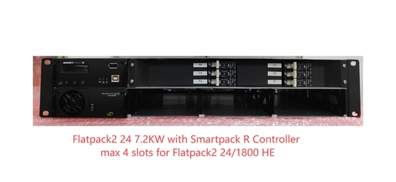 Eltek FP2 24V 7.2KW Powercore 2U 19 Inch Max 4 Slots For Flatpack2 24/1800 HE Smartpack R Controller