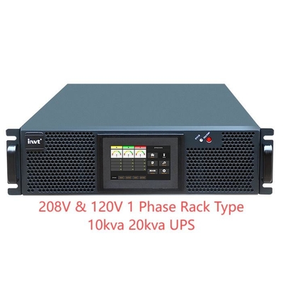 Three Phase Rack Online UPS 208 V 120V 3/3 3/1 Flexible 19 Inch 10kva 20kva
