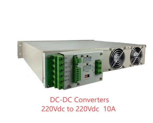 19 Inch DC DC Converter 24Vdc 48vDC 110vDC 220Vdc 2200W10A Standalone Power Module With LCD Monitor Controller