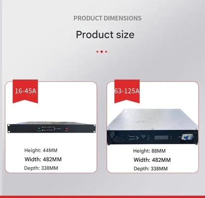 220V Output STS Dual Input Static Transfer Switch Single Phase 16A / 25A / 32A / 40A/45A