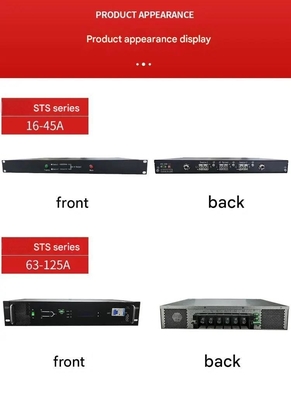 220V Output STS Dual Input Static Transfer Switch Single Phase 16A / 25A / 32A / 40A/45A