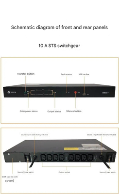 STS 10AUF-LTS10-1P Automatic Switching Power Supply With Overload Capacity