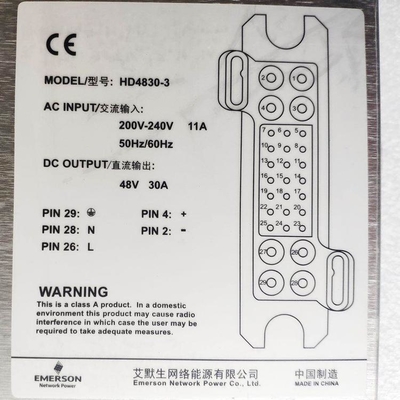 Emerson 48V 30A 1500W DC Power Supply Telecom Rectifier Module HD4830-3