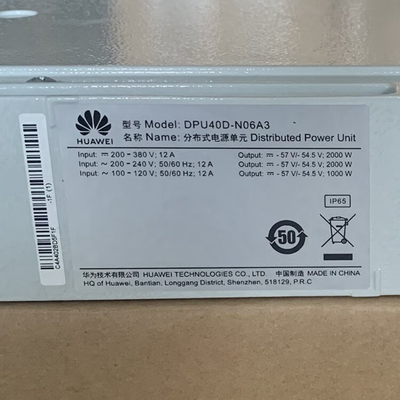 Outdoor Power Rectifier Module DPU40D-N06A3 48v 2000w