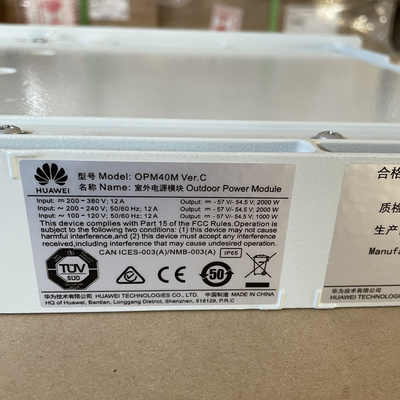 Hua-wei OPM40M Outdoor Power Module 48V40A AC Direct Rectifier 48V2000W System For Telecom Power