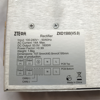 ZTE 48V 48/1500w ZXD1500v4.0 48v 3000w 48v 220v Ac To 48v Dc Rectifier Module