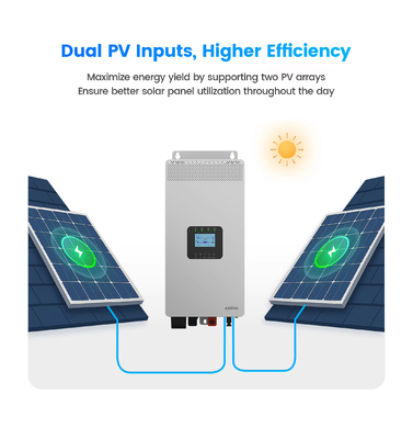 HP-AHP20A 3KW 3.5KW Home Off Grid Solar Inverter 3500W High Frequency Pure Sine Wave Solar Inverter With WIFi Optiona