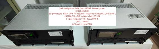 Eltek Flatpack2 110Vdc 8KW DC power system CIO20405.XXX System  with  Flatpack 110-125V/2000HE  241115.805 241119.805