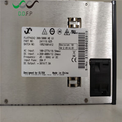 Eltek Flatpack2 380/3000  Rectifier Module with 96.2% Efficiency380Vdc High Voltage Output  ( P/N: 241119.825)