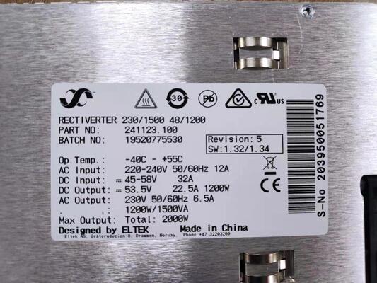 Eltek DC AC Inverter Rectiverter Module with 115V/750VA 48V/600W High Efficiency Power Conversion 241123.101  241123.100