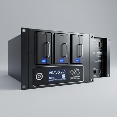BRAVO 25 12kVA Modular Inverter System with Scalable Design and High Efficiency for Critical Power Needs
