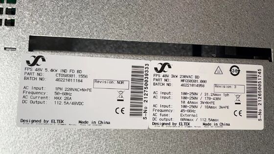 Eltek 24V Flatpack S 1U 5R 9kw Telecom Power System 241122.900 Smartpack S controller