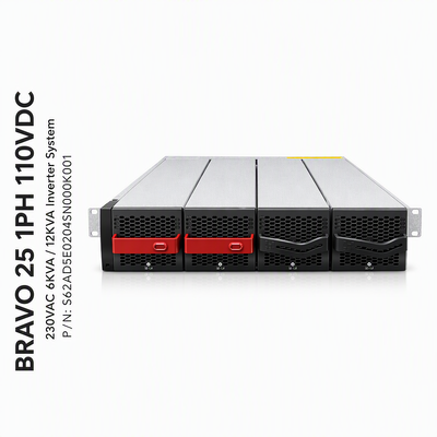 Industrial Grade 110Vdc to 277Vac Modular Inverter with 6KVA System and Pure Sine Wave Output