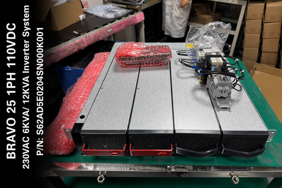 Industrial Grade 110Vdc to 277Vac Modular Inverter with 6KVA System and Pure Sine Wave Output