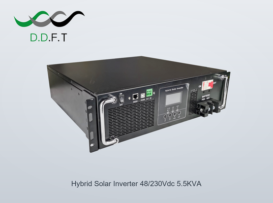 Scalable 5.5KW Hybrid Solar Inverter 48VDC Support 12 Units Parallel 3-Phase for Commercial Solar System