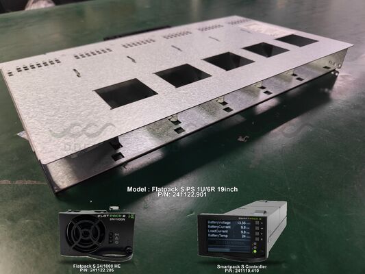 Eltek Flatpack S 24V 1U 19-Inch DC Power System (P/N 241122.901) with Flatpack S 24/1000 HE Rectifiers & Smartpack S Controller