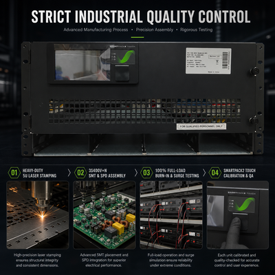 5U 19 Inch 110Vdc Rectifier Power System, Max 4 Rectifier Slots with Smartpack2 Controller CI020405.XXX