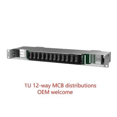 12 Way MCB  Data Center Rack PDU Power Distribution Unit 1U