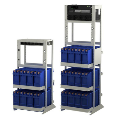 IP55 Telecom Enclosures 1.3m 1.9m Open Frame Cabinet With Battery