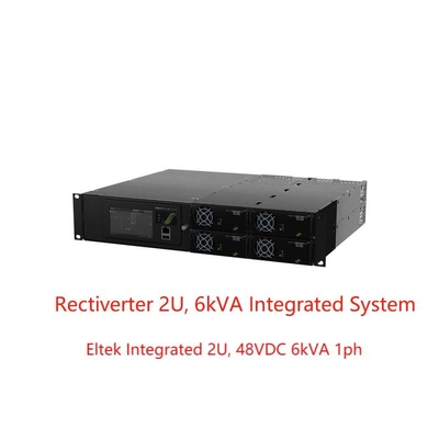 8KW 230Vac  4KW 115Vac Rectiverter Power System 48Vdc Integrated 2U 6kVA 1ph (CIOR0402.XXX)