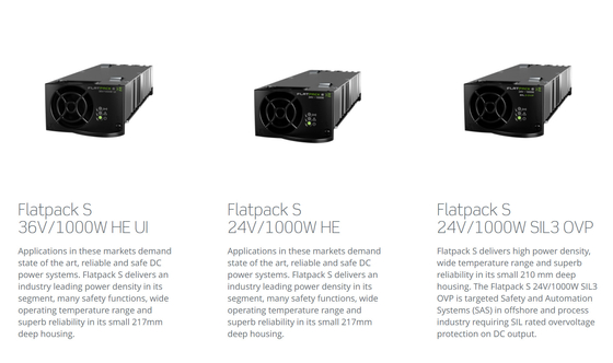 Eltek Flatpack S 3U System 24V 3*2 KW DC Power Supply CE UL