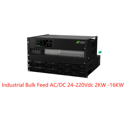 Eltek Industrial Bulk Feed AC/DC systems 24-220Vdc 2kw- 16kw with Flatpack 2 Rectifiers
