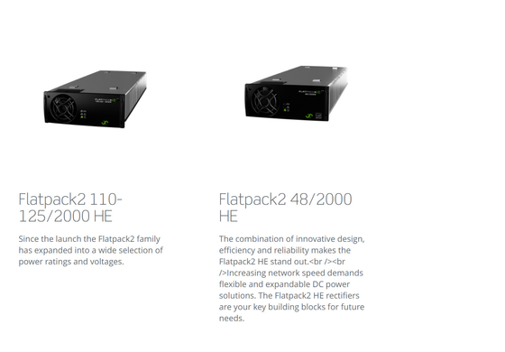 IBF Flatpack Power System With FP2 Rectifiers