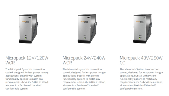 Eltek Micropack System 120W1000W 12V 24V 48V options with compact controller P/N: 241120.911 P/N:  241120.920  P/N: 241120.901