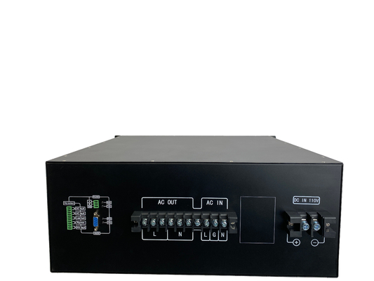 19 Inch Sine Wave Rack Mount Inverters 110Vdc To 220Vac 1KVA
