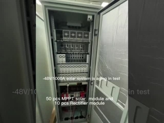 Aging test for MPPT solar cabinet